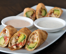 Avacado Club Egg Rolls